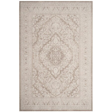 Flowers First 2 ft. 3 in. x 3 ft. Reflection Rustic Rectangle Power Loomed Rug Beige & Cream FL2115174